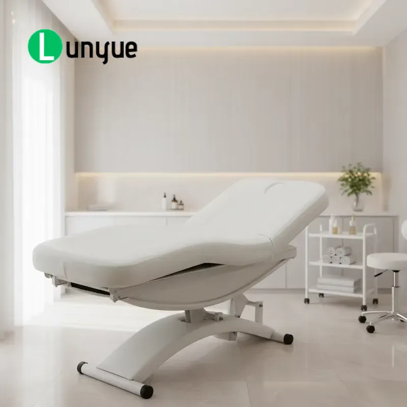 Spa And Wellness Center - Cama de belleza eléctrica blanca con