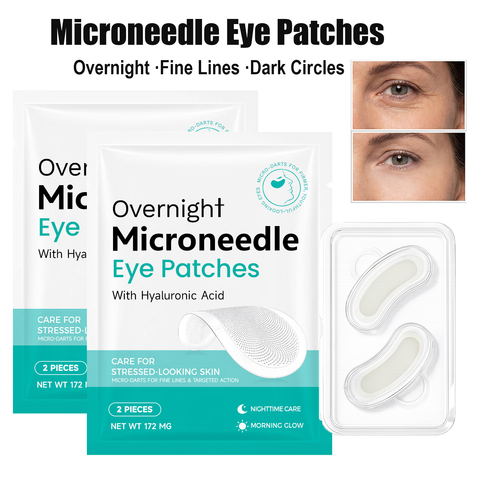 Microneedle Patch Eye - Parches de Microagujas para Ojos con
