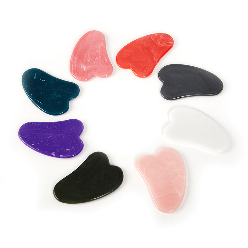 Gua Sha Tool Rose Quartz - Tablero de masaje Gua Sha de