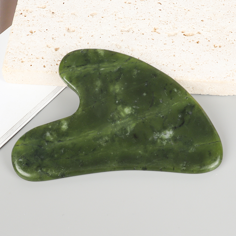 Gua Sha Tool Rose Quartz - Herramienta Gua Sha de Jade Helu,