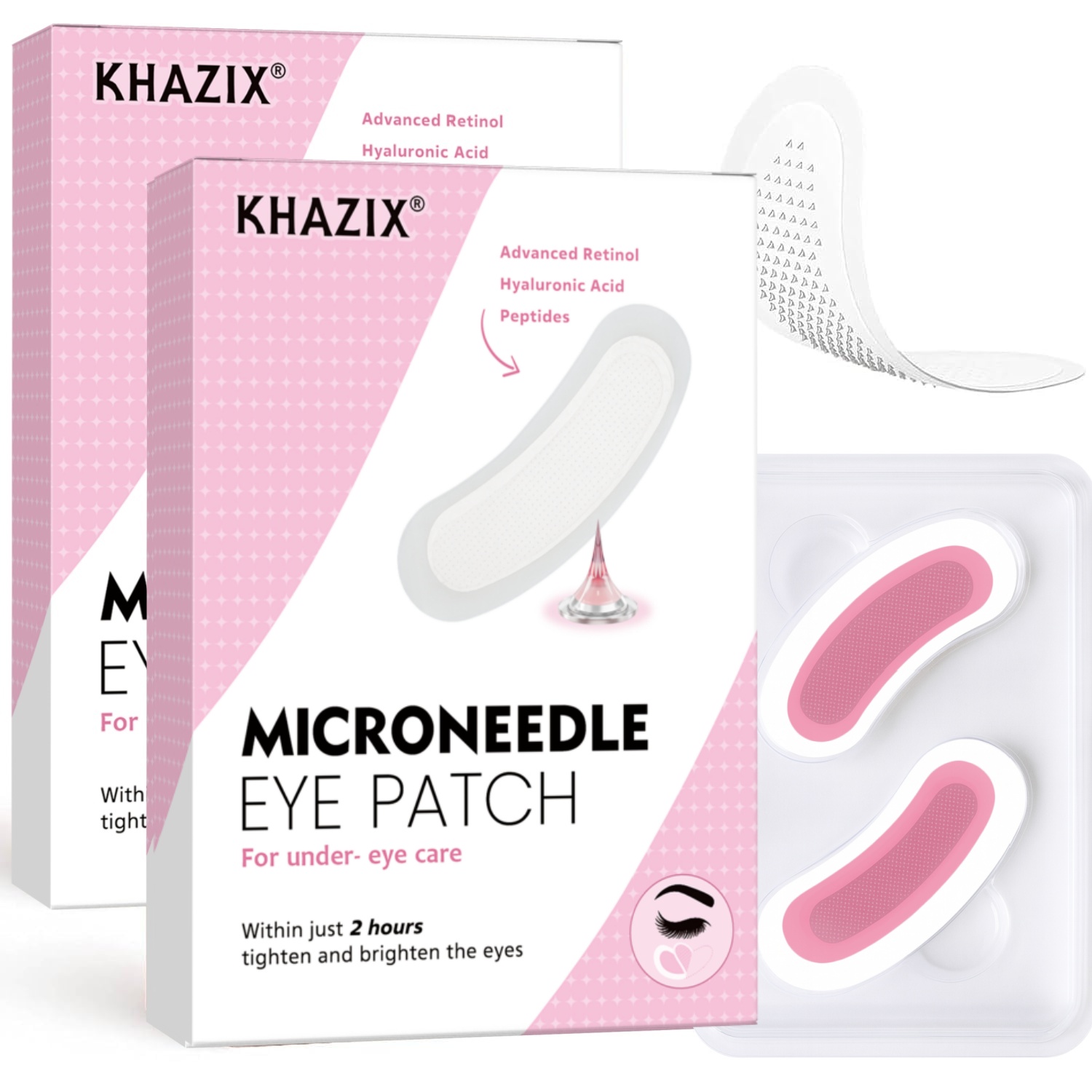 Microneedle Patch Eye - Parches de microagujas con retinol, ácido