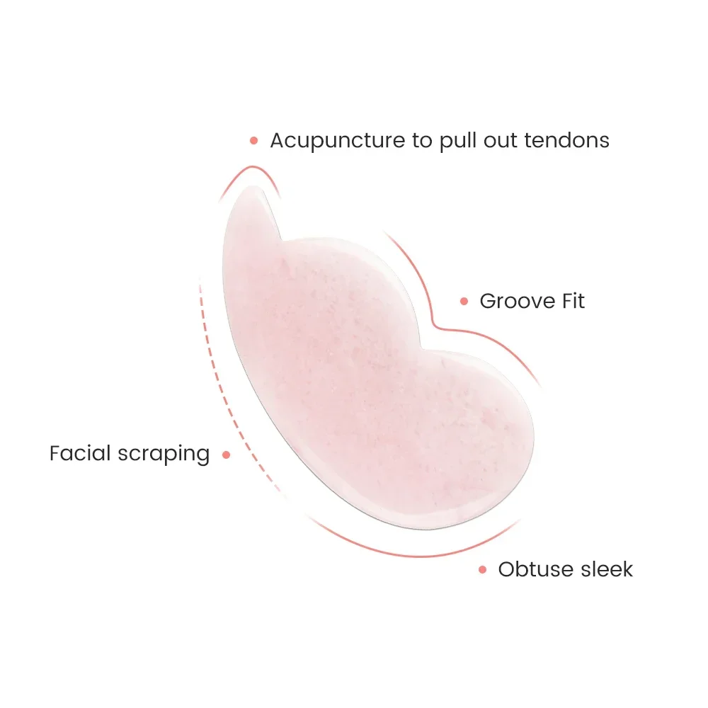 Tablero de masaje Gua Sha de p - Gua Sha Tool Rose Quartz reseña y precio
