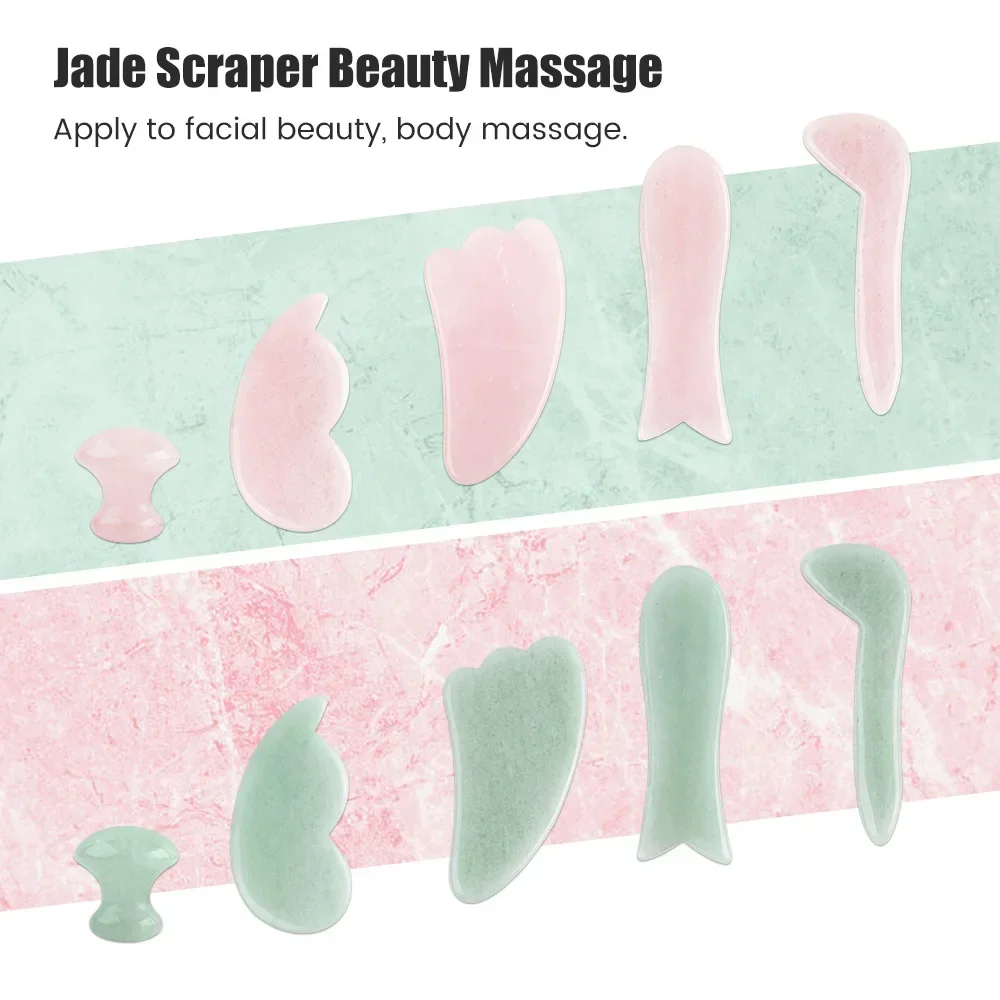 Tablero de masaje Gua Sha de p - Gua Sha Tool Rose Quartz reseña y precio