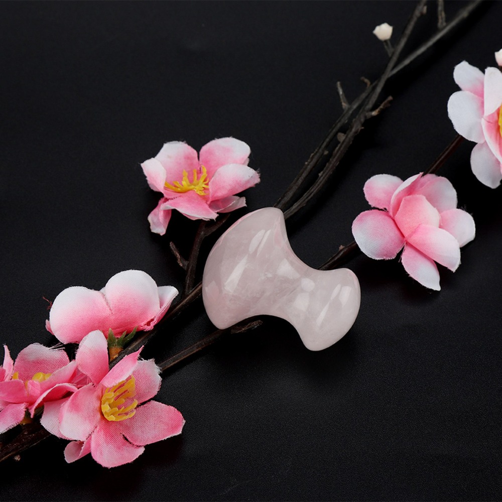 Piedra de Masaje de Cuarzo Ros - Gua Sha Tool Rose Quartz reseña y precio