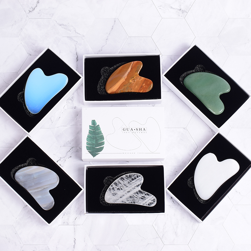Venta al por mayor, herramient - Gua Sha Tool Rose Quartz reseña y precio