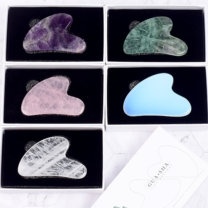 Venta al por mayor, herramient - Gua Sha Tool Rose Quartz reseña y precio