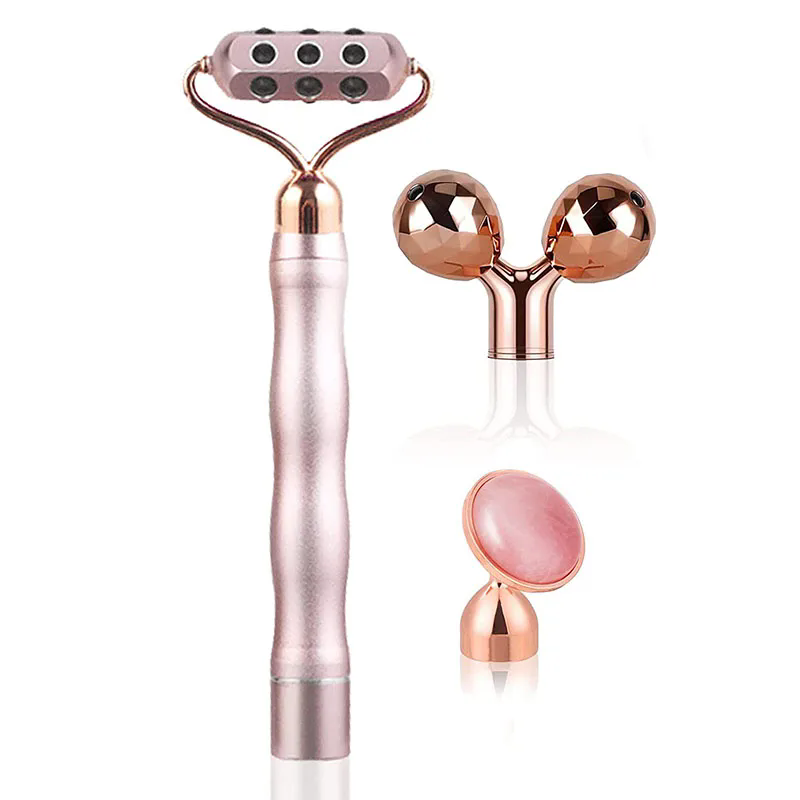 Rodillo 3D 3 en 1, barra de be - Gua Sha Tool Rose Quartz reseña y precio