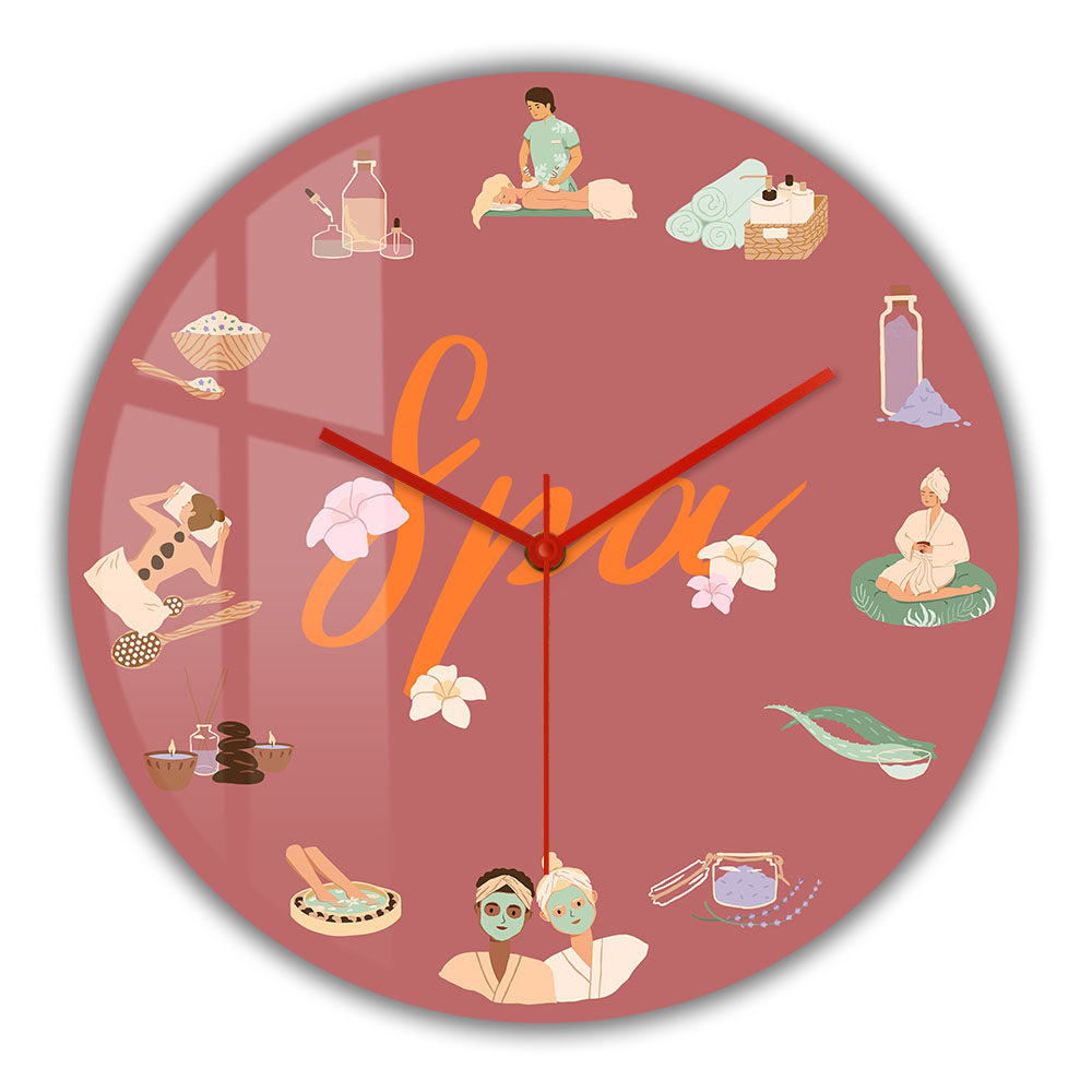Reloj de Pared Silencioso de C - Spa And Wellness Center reseña y precio