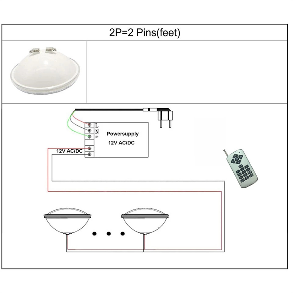 Luz LED RGB PAR56 de 25W para  - Xy Spa & Wellness George Town reseña y precio