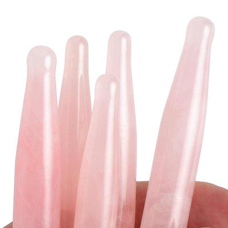 Pluma de masaje ocular, varita - Gua Sha Tool Rose Quartz reseña y precio