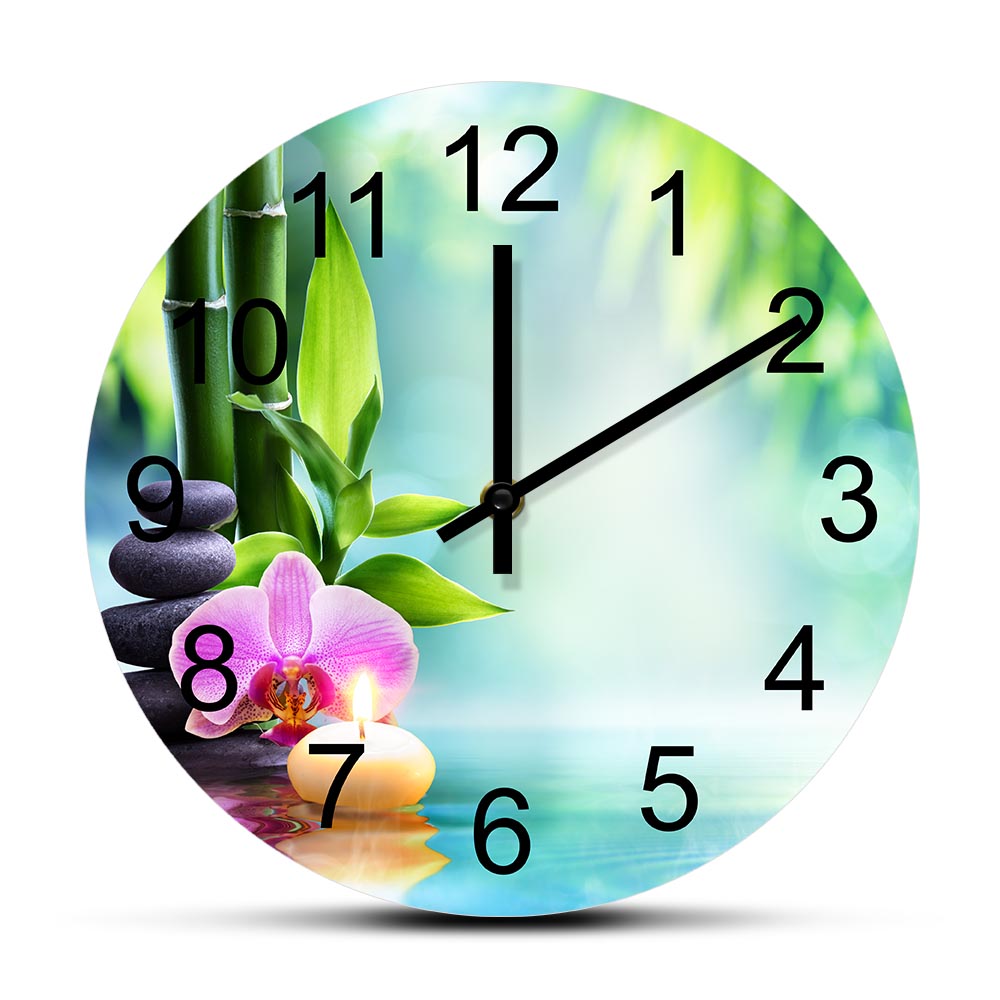Reloj de pared silencioso con  - Spa And Wellness Center reseña y precio