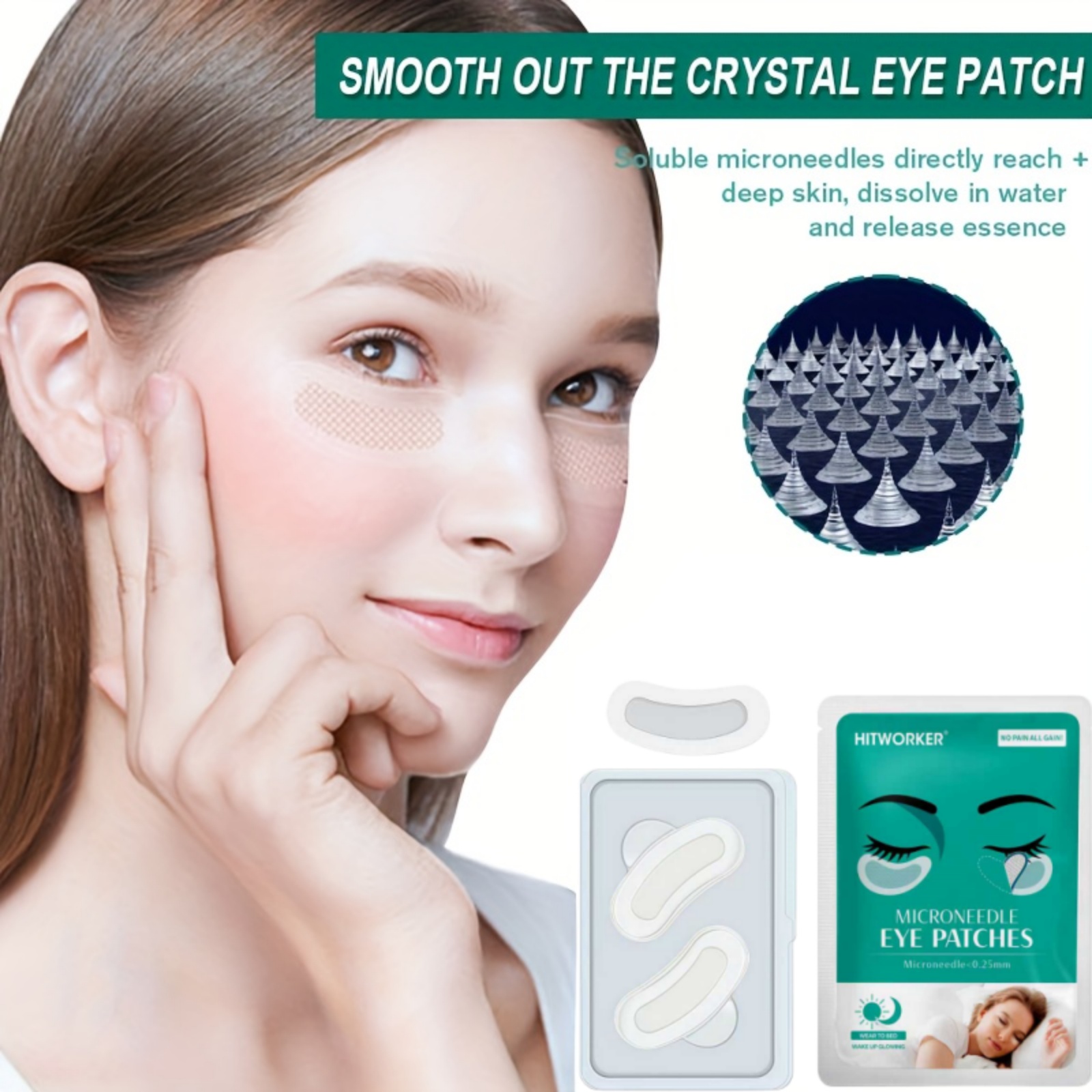 Parches para los ojos solubles - Microneedle Patch Eye reseña y precio