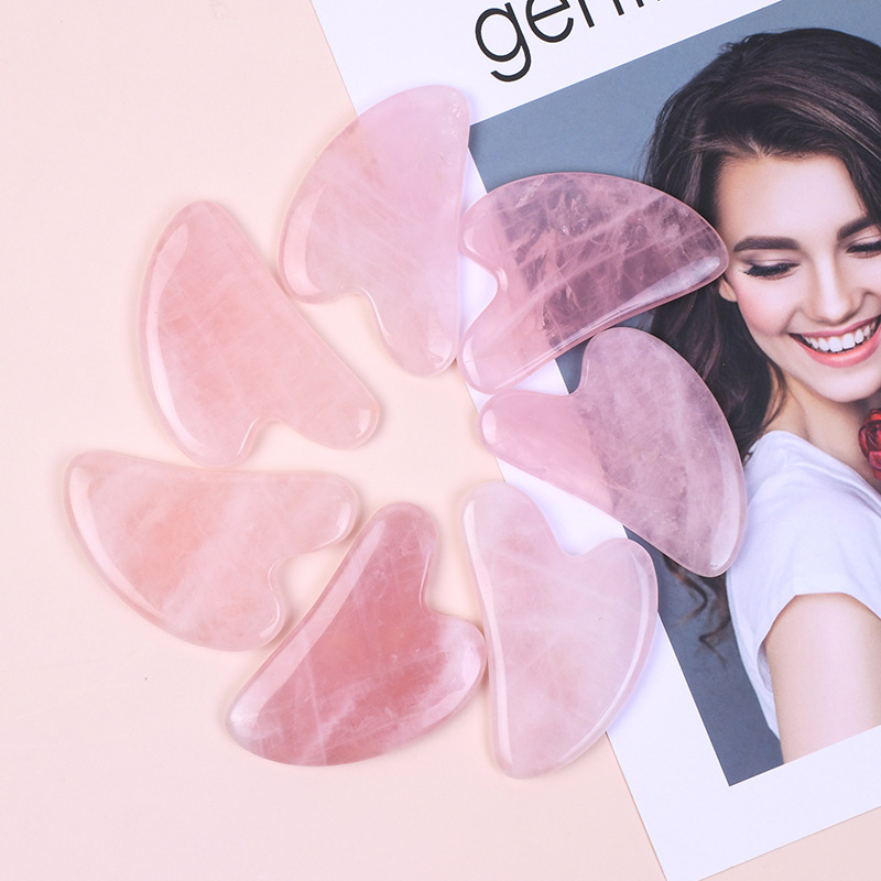 Herramienta Gua Sha de Cuarzo  - Gua Sha Tool Rose Quartz reseña y precio