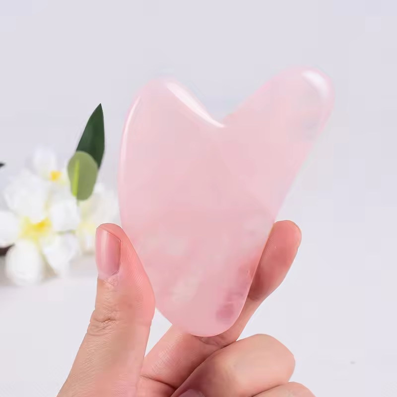 Raspador de Jade de Piedra Nat - Gua Sha Tool Rose Quartz reseña y precio